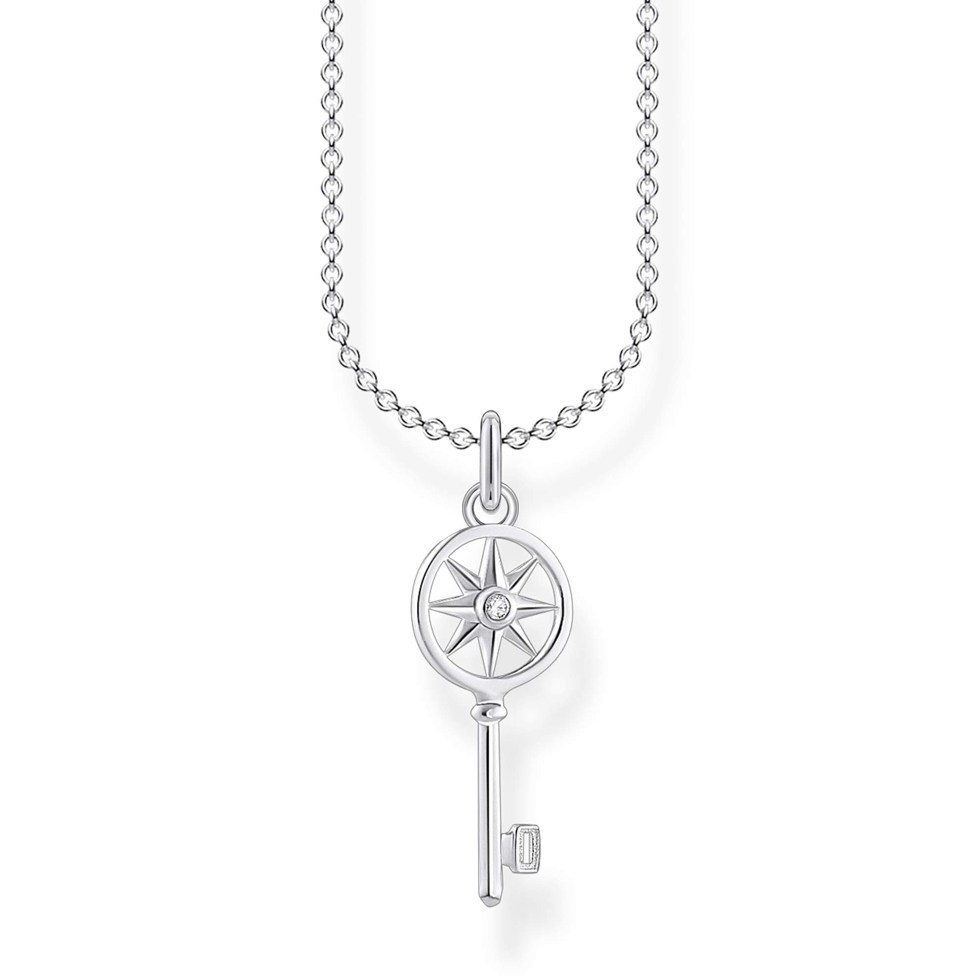 Thomas Sabo Necklace Key with Star 925 Sterling Silver