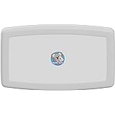 Koala Kare Surface-Mounted Horizontal Baby Changing Station, Model KB300-05 (White Granite)
