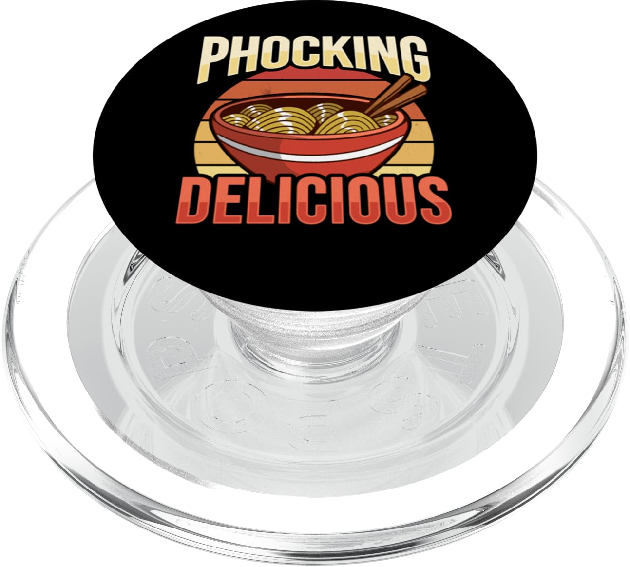 Phocking Delicious Design for a Asian pho noodle soup Lover PopSockets PopGrip for MagSafe