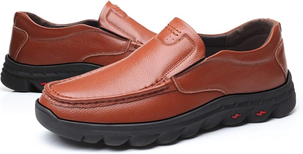 Amazon Kyuneky12 ビジネスシューズ 本革 レザースニーカー メンズ カジュアルシューズ ウォーキングシューズ フォーマル 本革 レザー 結婚式 カジュアル 革靴 皮靴 ビジネス 入社式 小さいサイズ 紳士靴 卒業式 スーツ用 ビジネスシューズ