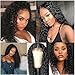 Ucrown Hair 13x6 Lace Front Wigs Brazilian Body Wave Human Hair Wigs For Black Women 150% Density Pre Plucked with Baby Hair Natural Black (30inch)