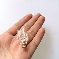 Mini Glass Bottles Rectangle Transparent Bottles