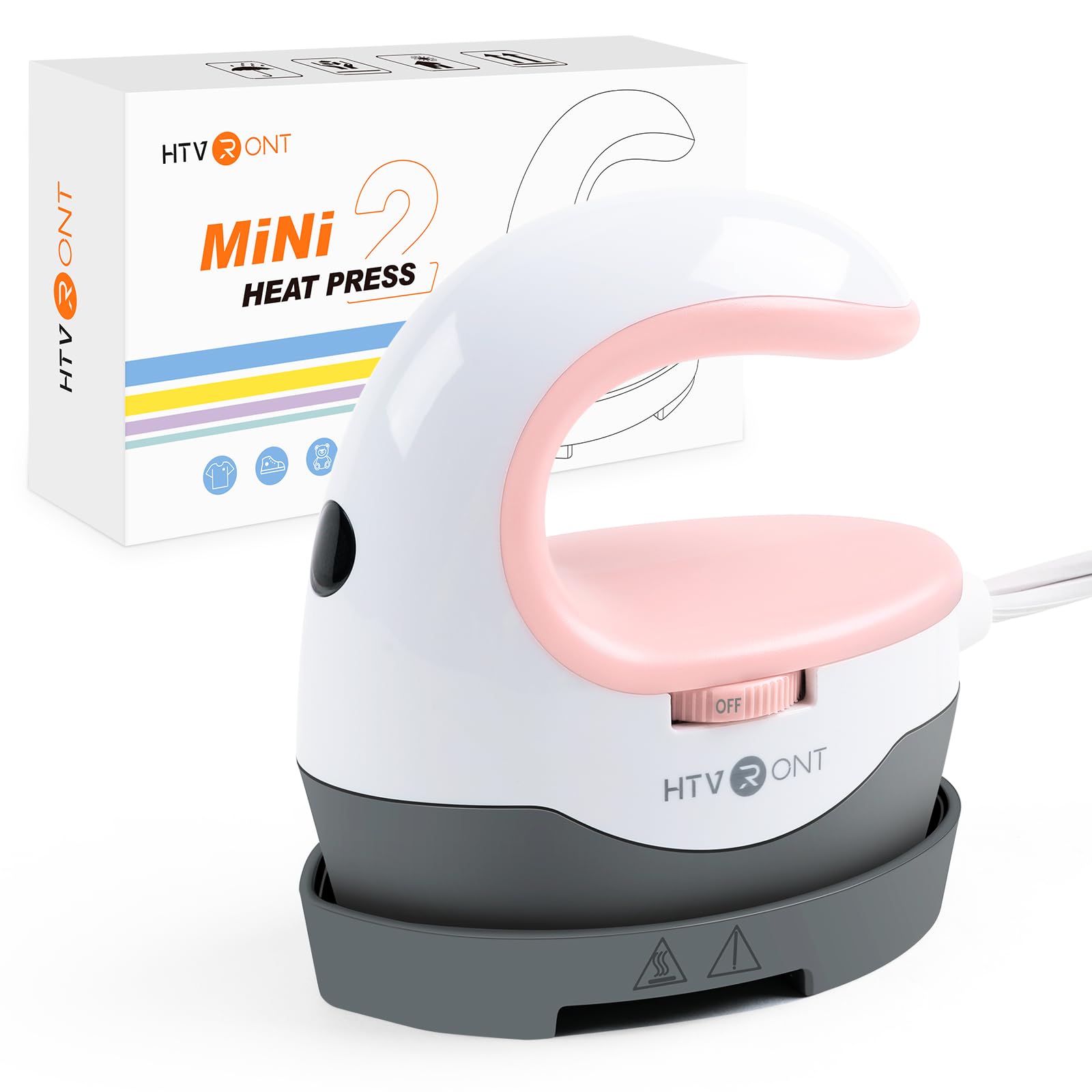 HTVRONT Heat Press Mini Heat Press Machine, Small