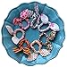 ZP1302 Elastic Hair Tie Bands Ropes Ponytail Holder, 28 Pack