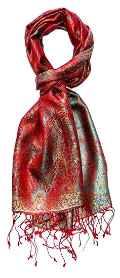 Lorenzo Cana Luxus Seidenschal für Männer Schal 100% Seide gewebt Herrenschal elegant Paisley Muster Ton in Ton