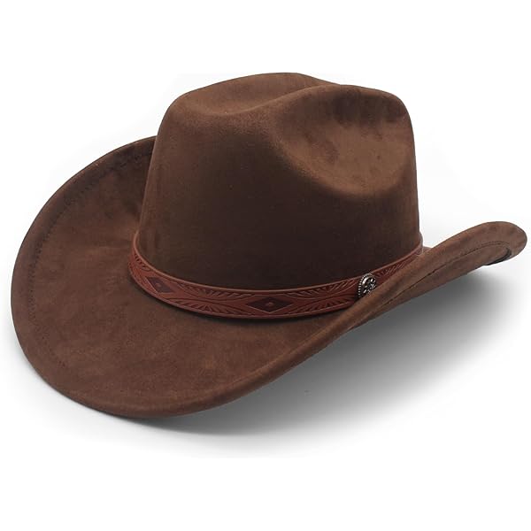 Cowboyhoed Dames Bol LIDHAY Cowboyhoed Van Suède - Brede Rand, Eenheidsmaat, Voor Dames En Heren, Western Stijl (koffie Kleur) Cowboyhoed Mannen Cowboyhoed Dames Bol LIDHAY Cowboyhoed Van Suède - Brede Rand, Eenheidsmaat, Voor Dames En Heren, Western Stijl (koffie Kleur) Cowboyhoed Mannen