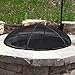 Sunnydaze Fire Pit Spark Screen Cover, Outdoor Heavy Duty Round Firepit Lid Protector, 30 Inch