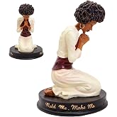 African American Expressions Mold Me Make Me Figurine &ndash; Black Praying Hands Statue, Inspirational Christian Home D&eacute;cor &ndash; Christian Gift for Mom