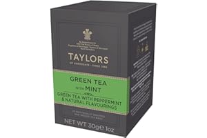 Taylors of Harrogate Green Tea with Mint, 20 Count (Pack of 1)