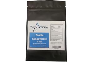 Zeolite Clinoptilolite (90-92%) Micronized Powder ~ 1 Pound ~ Stellar Chemical Corp ~ Ultra Fine (Minus 40 Mesh) Activated, Natural Mineral