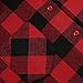 Fanala Womens Plaid Checks Button Down Long Sleeve Long Blouse Tops Shirt Dress