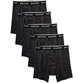 Bolter Men's 5-Pack Boxer Briefs Cotton Spandex Stretch