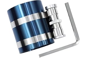 Xastro 3" Piston Ring Compressor Tool, Adjustable Ratchet Piston Ring Installation Tool, Adjustable Compression Range 2"-6.9" Car Engine