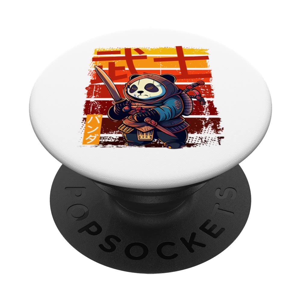 Add Samurai Panda to Japanese Art. PopSockets Swappable PopGrip