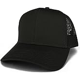 Armycrew XXL Oversize High Crown Adjustable Plain Mesh Back Trucker Baseball Cap