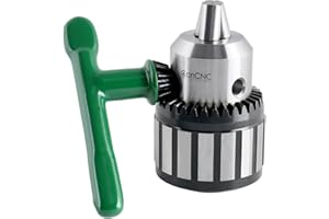 Accusize Industrial Tools 5/8 inch x Jt3 Jacobs Taper Drill Chuck Key Type, 0222-0705