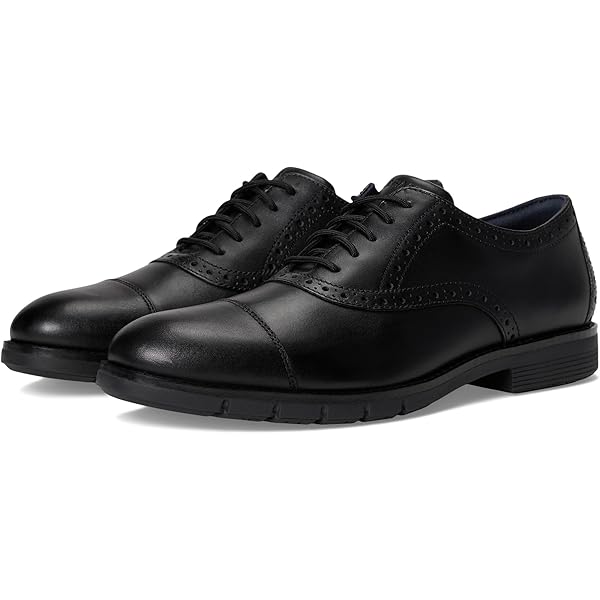 Amazon.com | Cole Haan Men's Flexgrand360 Cap Toe Oxfords, Black