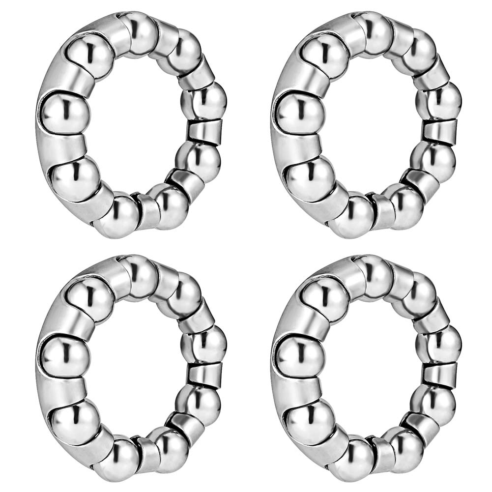 Photo 1 of Jaceyon Bike Ball Crank Bearing Retainer 1/4" x 9 Balls 4 Pcs Bottom Bracket Bearings for Kids Schwin Bicycle, Crank Bearings Repair Accessories for Genesis Bike