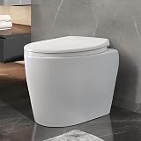 Pipishell Soft Close Toilet Seat White Oval Top Fix Stainless Hinges view 8