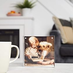 Scribble 5 x 5 Acrylic Magnetic Photo Frame/Picture