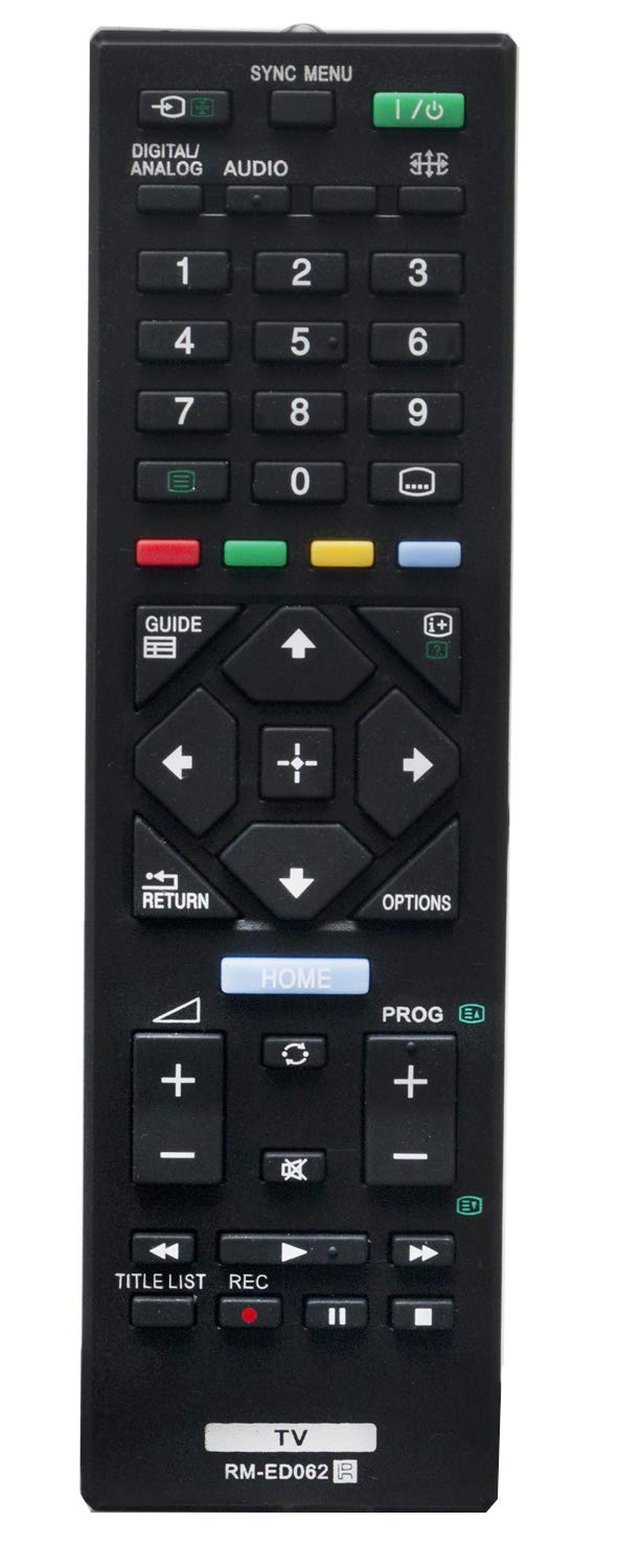 ALLIMITY RMED062 RM-ED062 Remote Control Replaced for Sony Bravia TV KDL-48R55XC KDL-48R555C KDL-40R553C KDL-40R550C KDL-40R450A KDL-40R353C KDL-32R433B KDL-32R430B KDL-32R400A KD-49XE7077