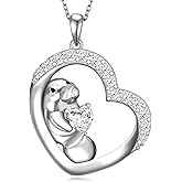 Feijiesi Manatee Necklace for Women 925 Sterling Silver Manatee Pendant Necklace Jewelry Gifts for Women Birthday Gifts