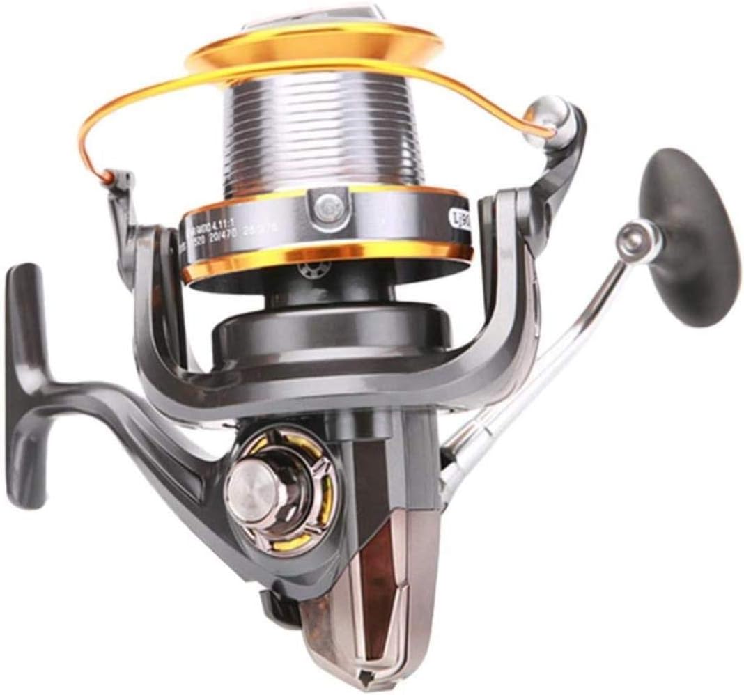 Amazon Co Jp Hld 固定スプール釣りリールロングスロー釣りリールボールベアリングを搭載した粗マッチ湖川の鯉釣りリール釣りリール用ホイール 釣りリールスピニングフルメタルワイヤーカップ隙間なくリールスーパー大釣りリールを13が軸 リール Color 8000 ホーム