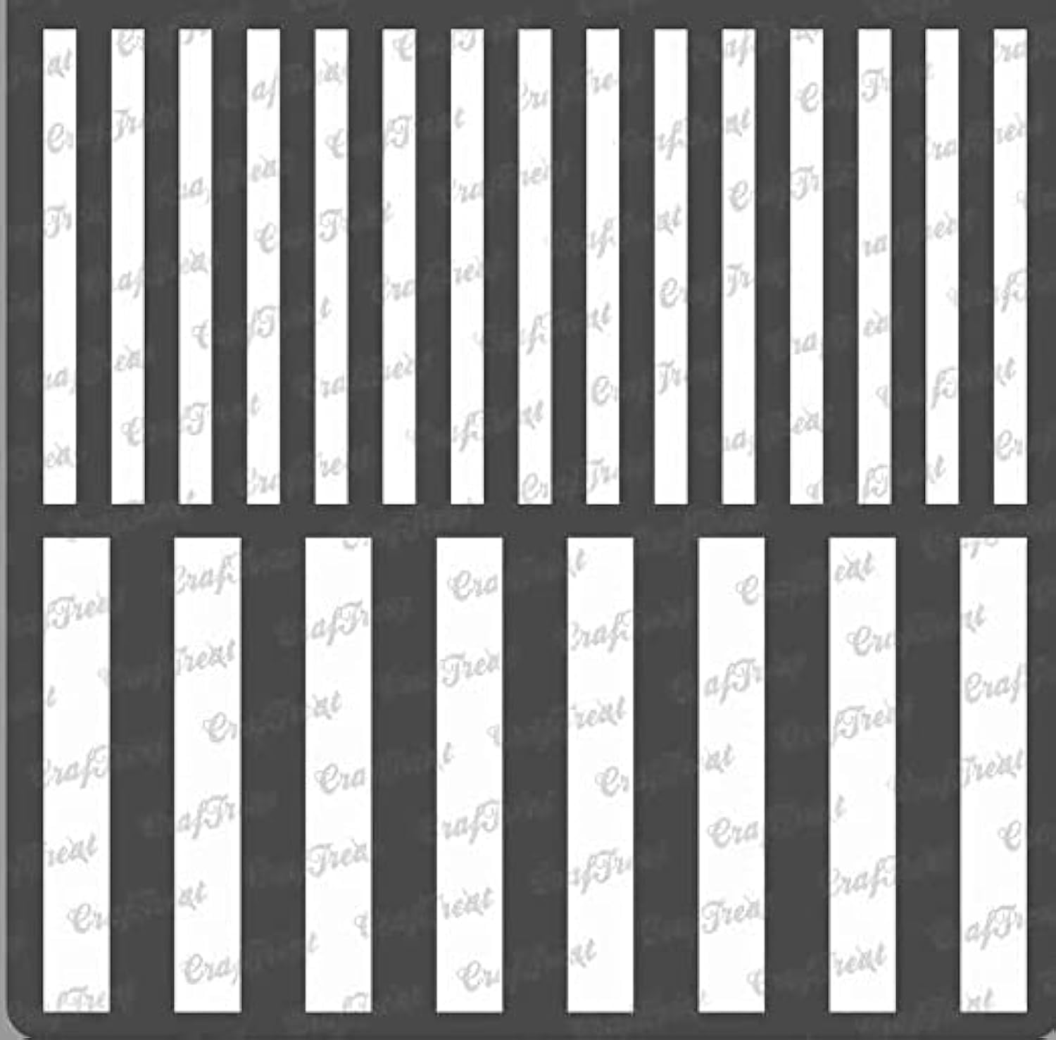 CrafTreat Reusable Geometric Stripe Stencils for Painting on Wood, Wall, Tile, Canvas, Paper, Fabric and Floor - Stripes - 6x6 Inch - DIY Art and Craft Stencils - Striped Stencils