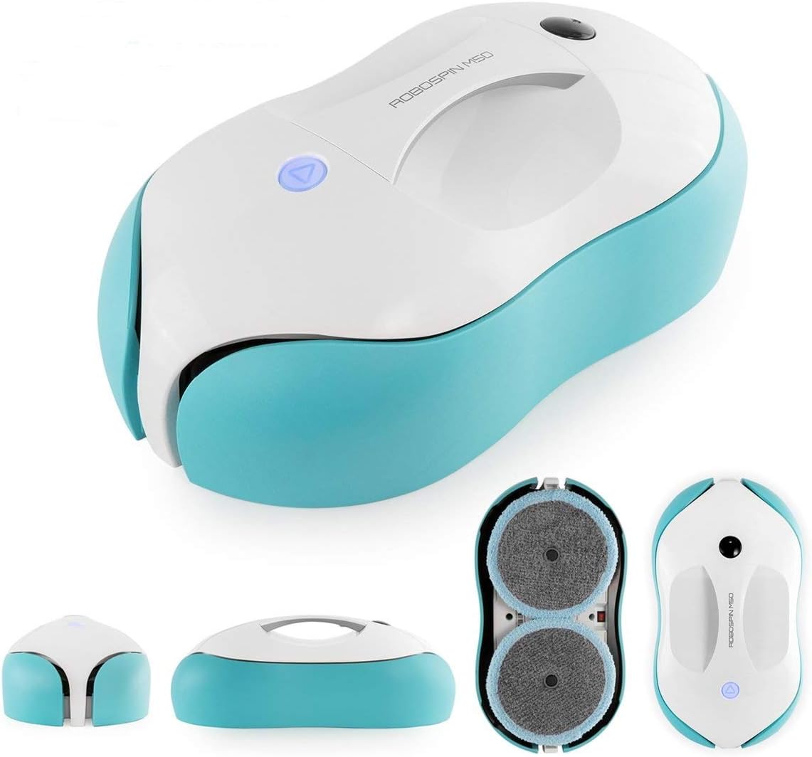 XPRIT ROBOSPIN MSD Automatic Mopping Robotic Cleaner w/Water Tank Mop