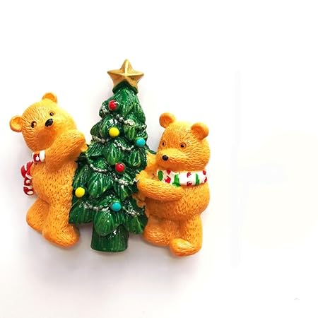 Cinlla Adornos de Cocina Serie del árbol de navidad Imanes Para ...