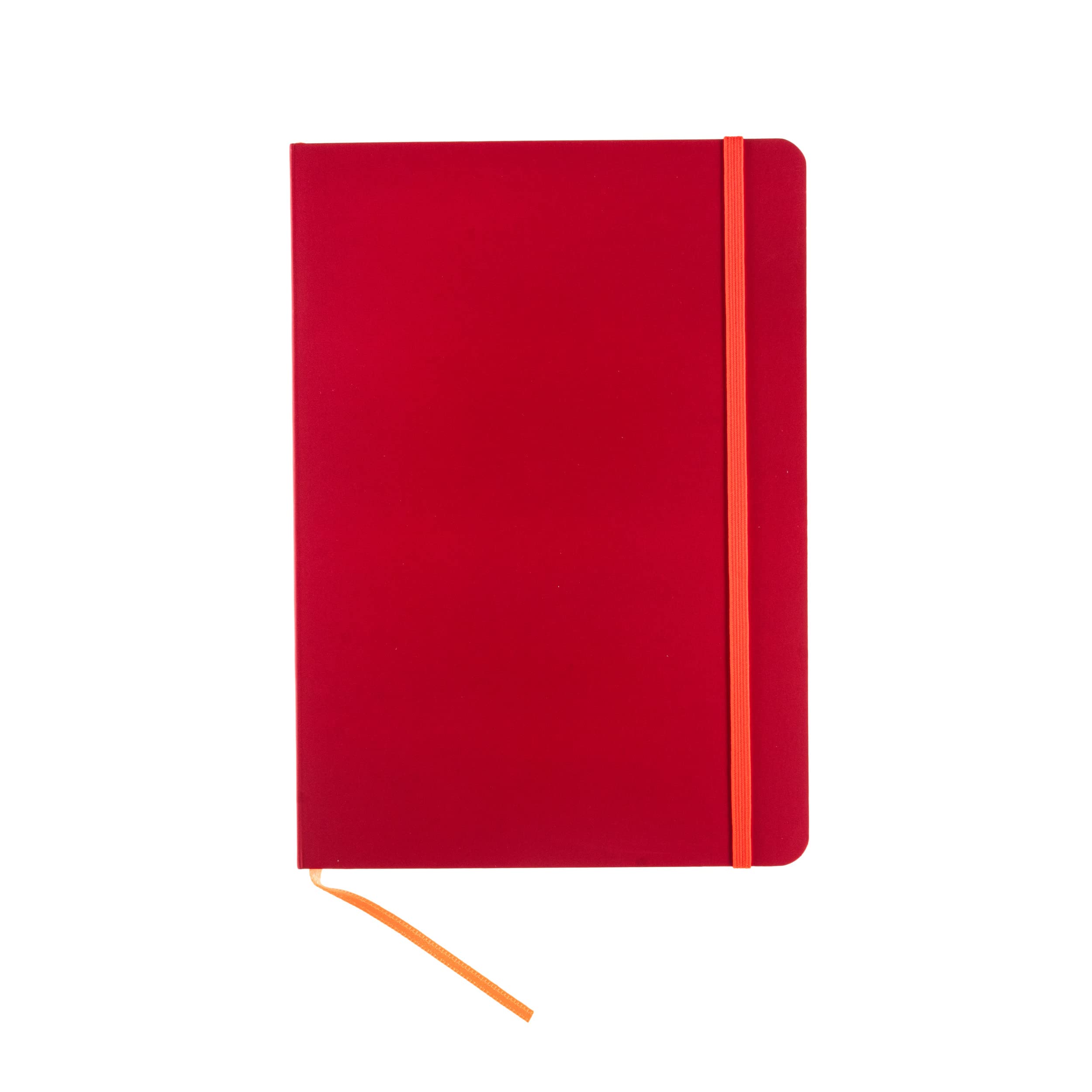 Fabriano 94760 Notebook with Elast Inspires Cop Fless Signed A5, 96 Fg, Red Dotted