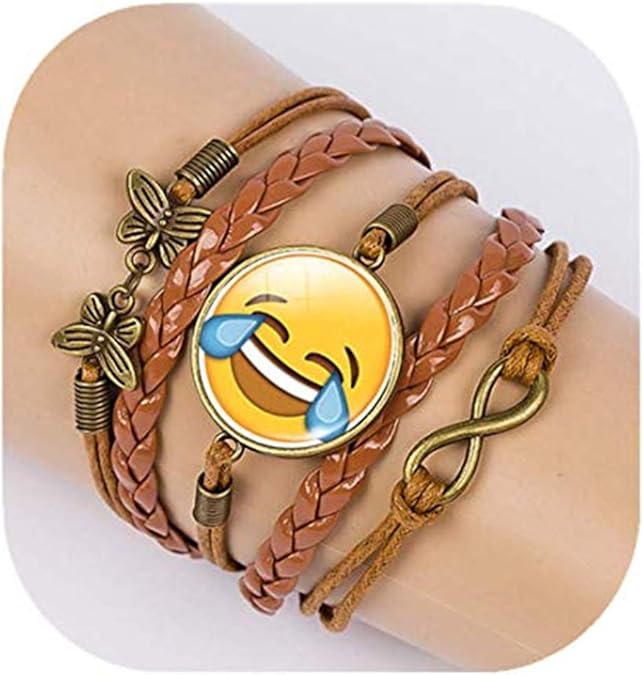 GYKMDFx Cute Emoji Bracelet, Emoji Bracelet, Emoji Jewellery, Emoji