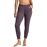 Gaiam Womens Hudson Jogger, Relaxed Fit, 28” Inseam, Soft Midweight Material
