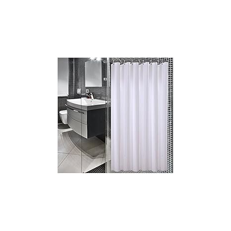Sfoothome 36 Inch Wide X 72inch Long Hotel Fabric Shower Curtain