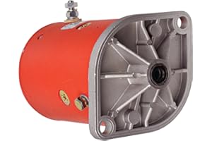 CRANK N CHARGE New 12 Volt Snow Plow Motor Lift Pump Compatible With/Replacement For Western MKW4009 1981-UP 46-2482, MKW4011, M4-3499-00, AMT0305, W-8812 0.63in Shaft OD, 8.24in Length
