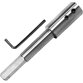 4.5" Long Forstner Drill Bit Extension for 3/8" Round or Hex Shaft | Drill Bit Extension for Adding Over 3-1/4 inches of Drilling Depth to Your 3/8" Round or Hex Shafts Forstner Bit