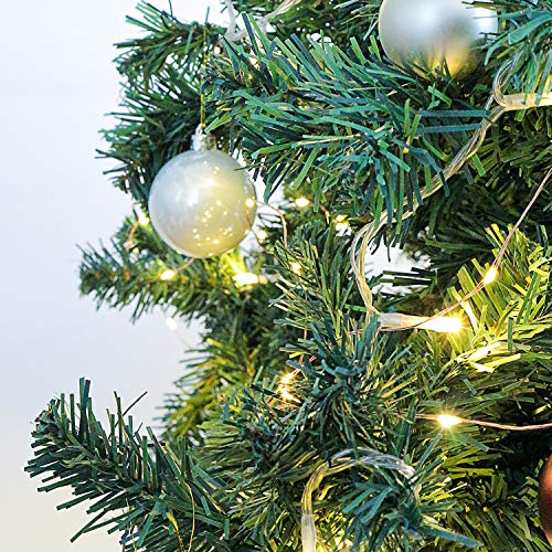 Karpal PVC künstlicher Weihnachtsbaum annenbaum Künstlicher Standfuß Klappsystem (120 cm Grün)