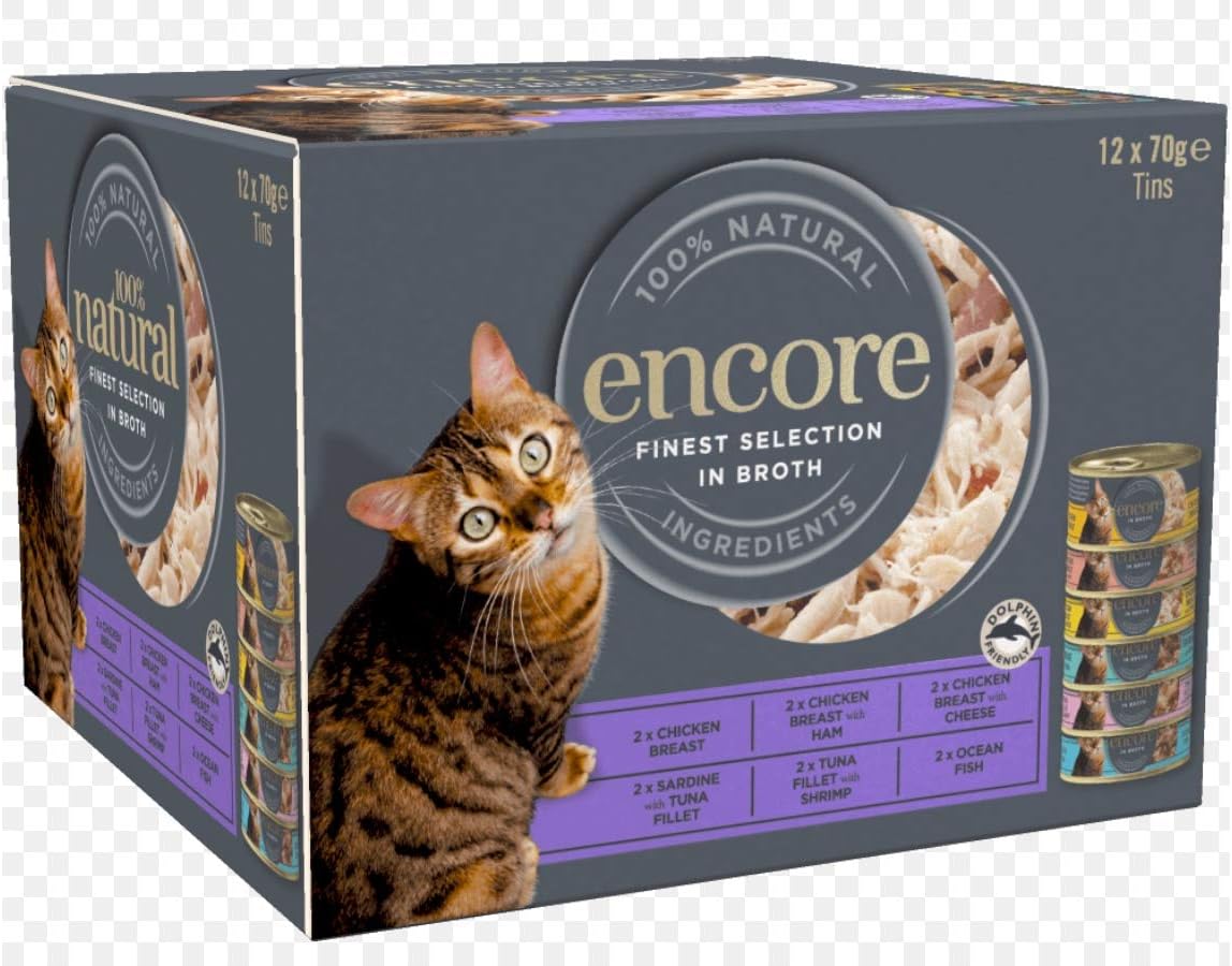 Encore Mixed Mutipack 12 x 70g Tins, 3.36 g (Pack of 1)