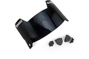 Runxrocy Football Visor Eye Shield Universal Fit Outdoor Sports Eye Protective Shield for Helmet with Visor Clips Scratch Resistance