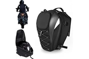 Motorcycle Tail Bag for Kawasaki Ninja 650 650R ZX6R ZX10R,Expandable Helmet Backpack,Large Capacity Rear Seat Luggage,Waterp