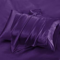 P Pothuiny 6 Pieces King Satin Sheets Luxury Silky