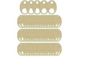 800 Pcs Teardrop Wood Thread Drops – Embroidery Floss Chips for Cross Cotton DIY Sewing Craft Storage