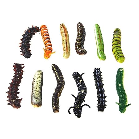 Power Ferhd Kunststoff Twisty Wurm Party Favors Tricks Pack von 12 Multi-Color