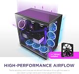 NZXT H9 Flow Dual-Chamber ATX Mid-Tower PC Case CM-H91FB-01 view 3