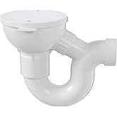 PROFLO PF800P 2" PVC Floor Drain with Integral Trap - White