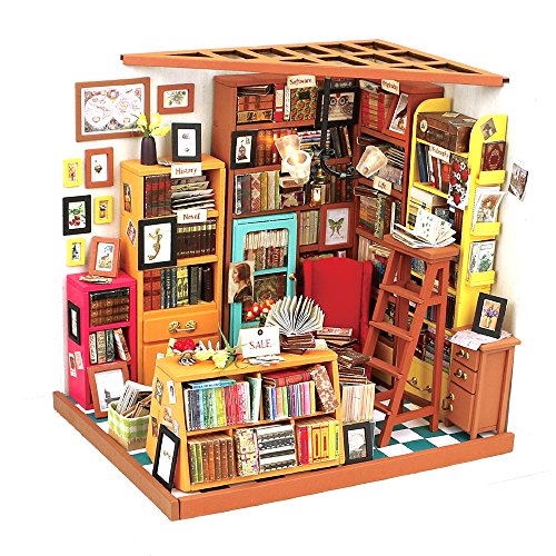 Dollhouse miniature diy house kit creative room with fu…
