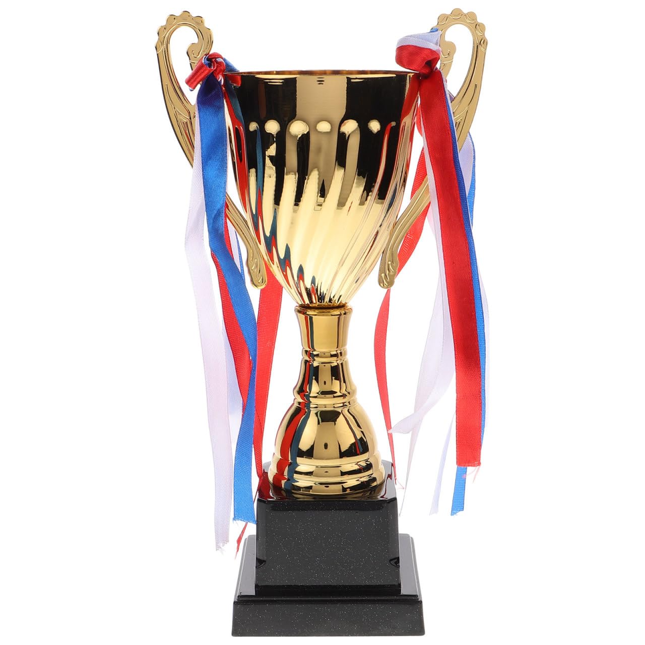 STOBOK Gold Trophy Cups Large Trophy for Sports Tournaments First Place Winner Award Trophies Competitions Prize Cup Toy for Party Favors Sports Event Game Rewards, 24.5cm