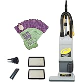 ProTeam ProForce 1500XP and 12 Extra Filter Bags Bagged Dual Motor Upright Vacuum Cleaner with HEPA Media Filtration, Commercial Upright Vacuum with On-Board Tools, Corded