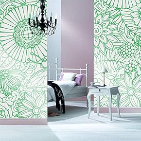 Wall Murals for Bedroom Leaf Large Removable Wallpaper Peel and Stick Wall Stickers - 66x96 inches