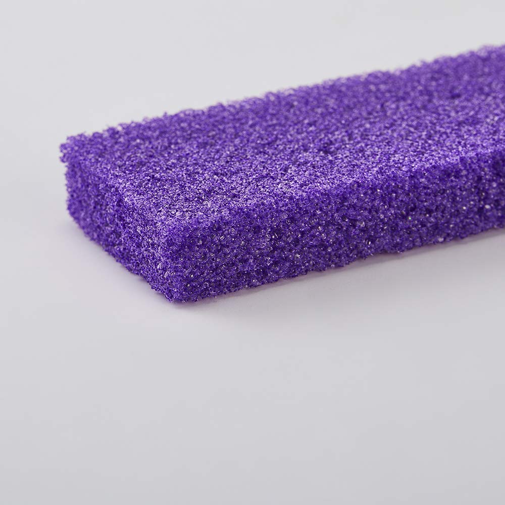 Disposable Pedicure Scrubber Callus Remover Pumice Stone for Foot Care Purple Coarse, 40 PCS: Beauty